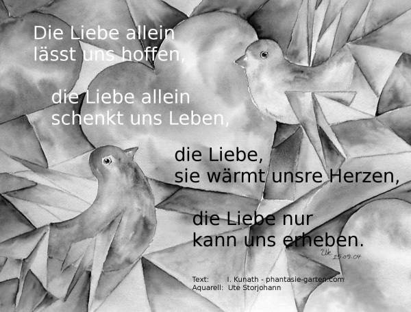 Bildgedicht: Die Liebe