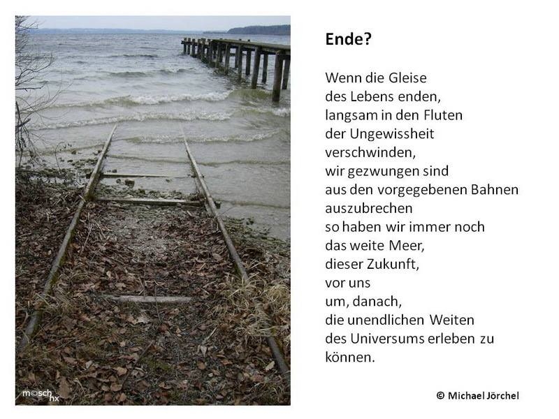 Bildgedicht: Ende?