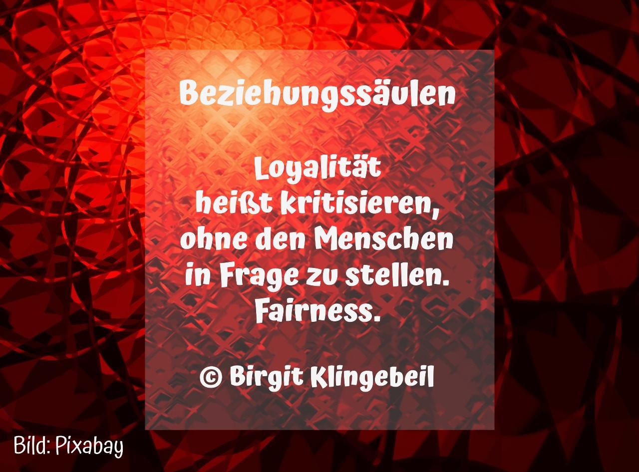 Bildgedicht: Beziehungssäulen