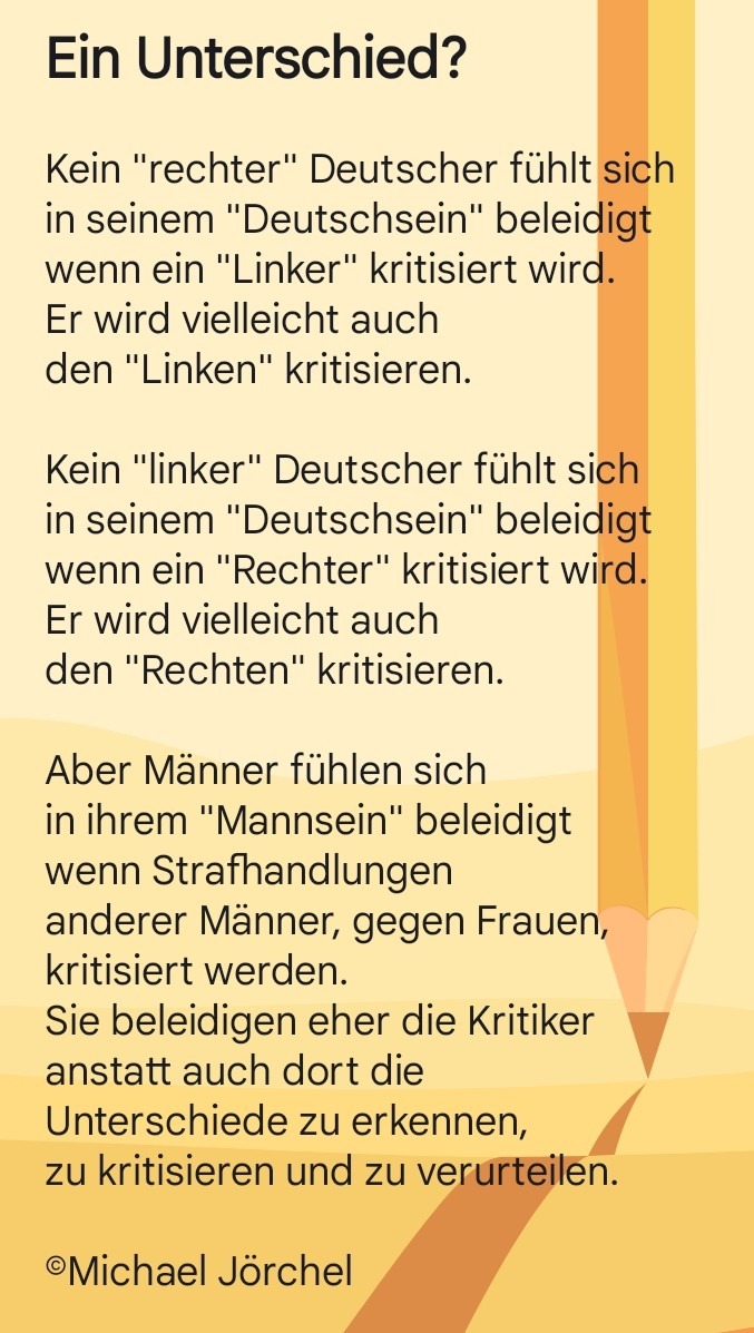 Bildgedicht: Ein Unterschied? 