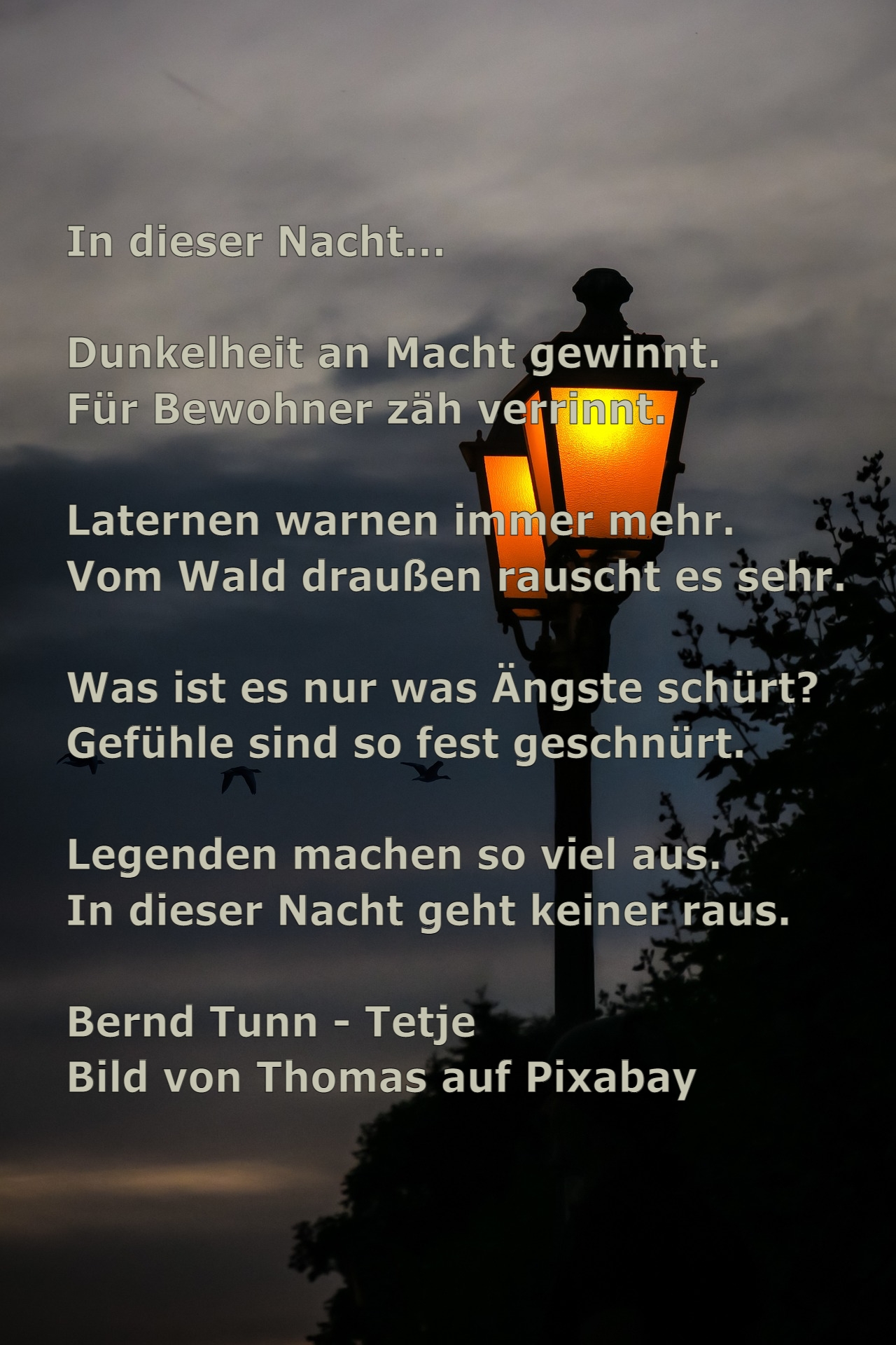 Bildgedicht: In dieser Nacht...