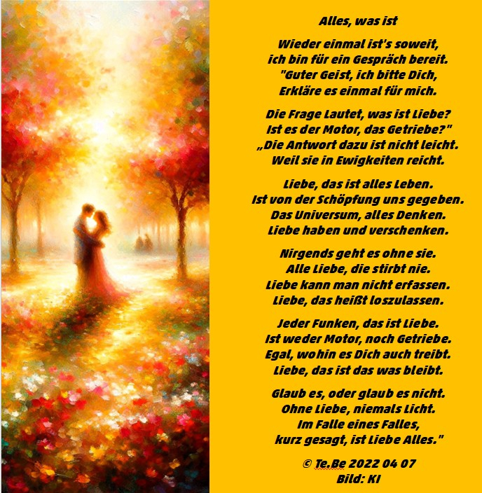 Bildgedicht: Alles was ist