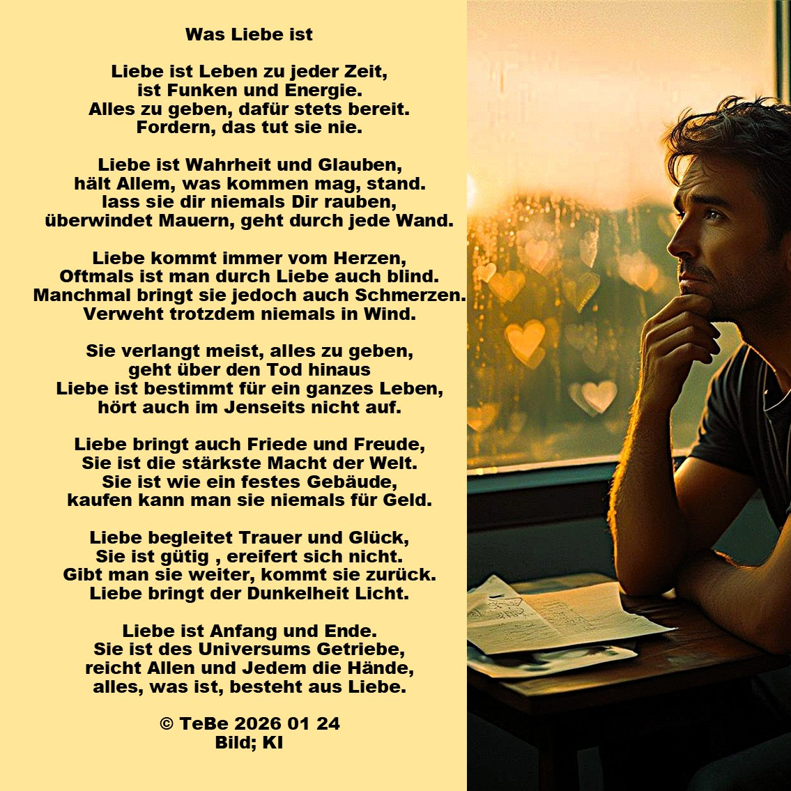 Bildgedicht: Was Liebe ist