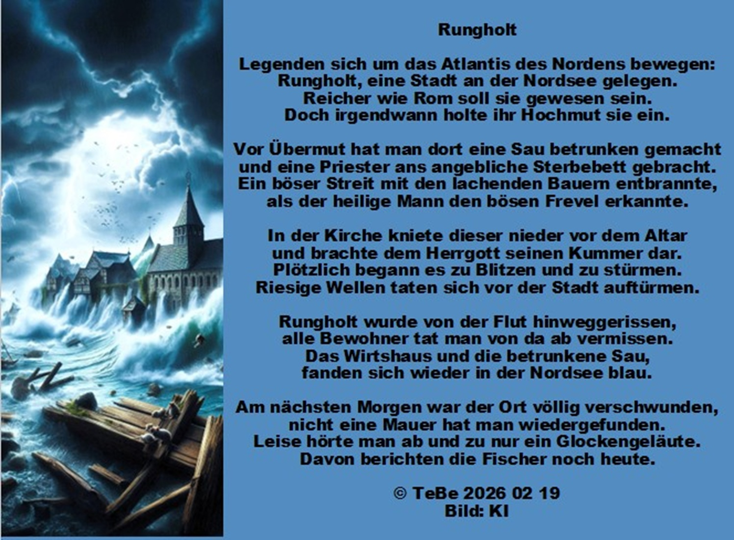 Bildgedicht: Rungholt