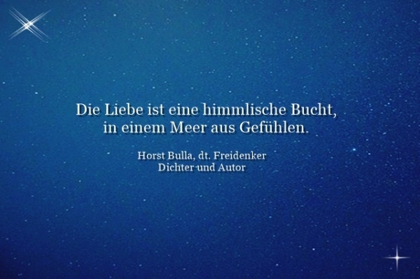 Bildgedicht: Die Liebe ist eine himmlische