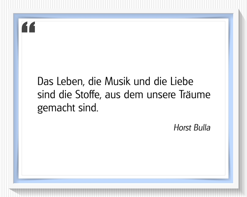 Bildgedicht: Das Leben, die Musik und die Liebe