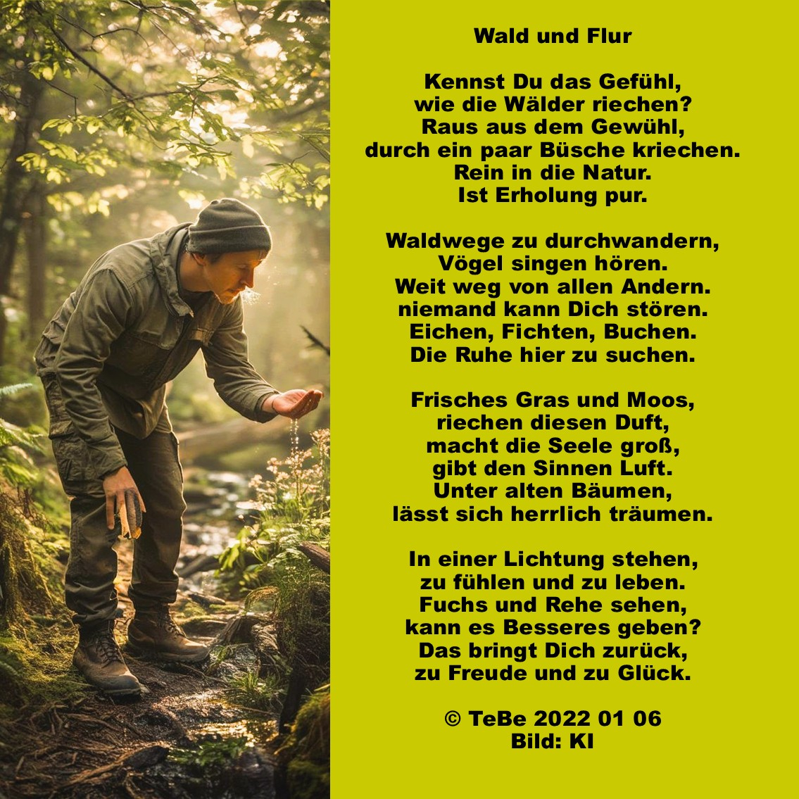 Bildgedicht: Wald und Flur