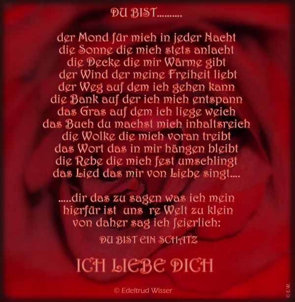 Bildgedicht: Du bist