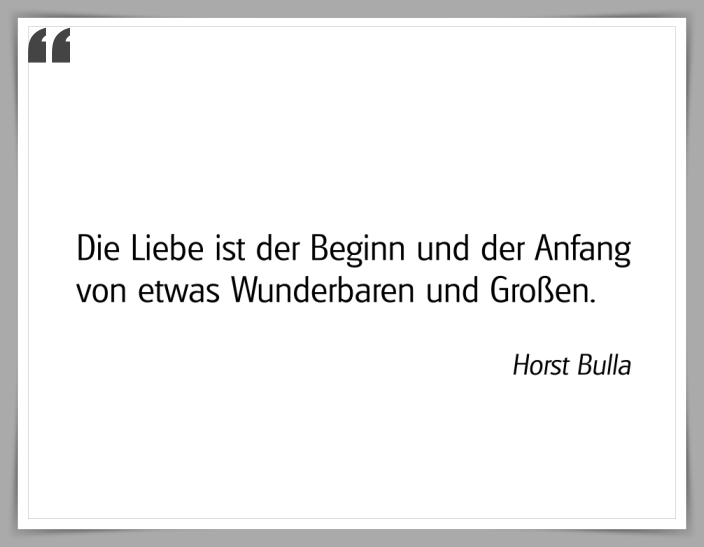 Bildgedicht: "Die Liebe"