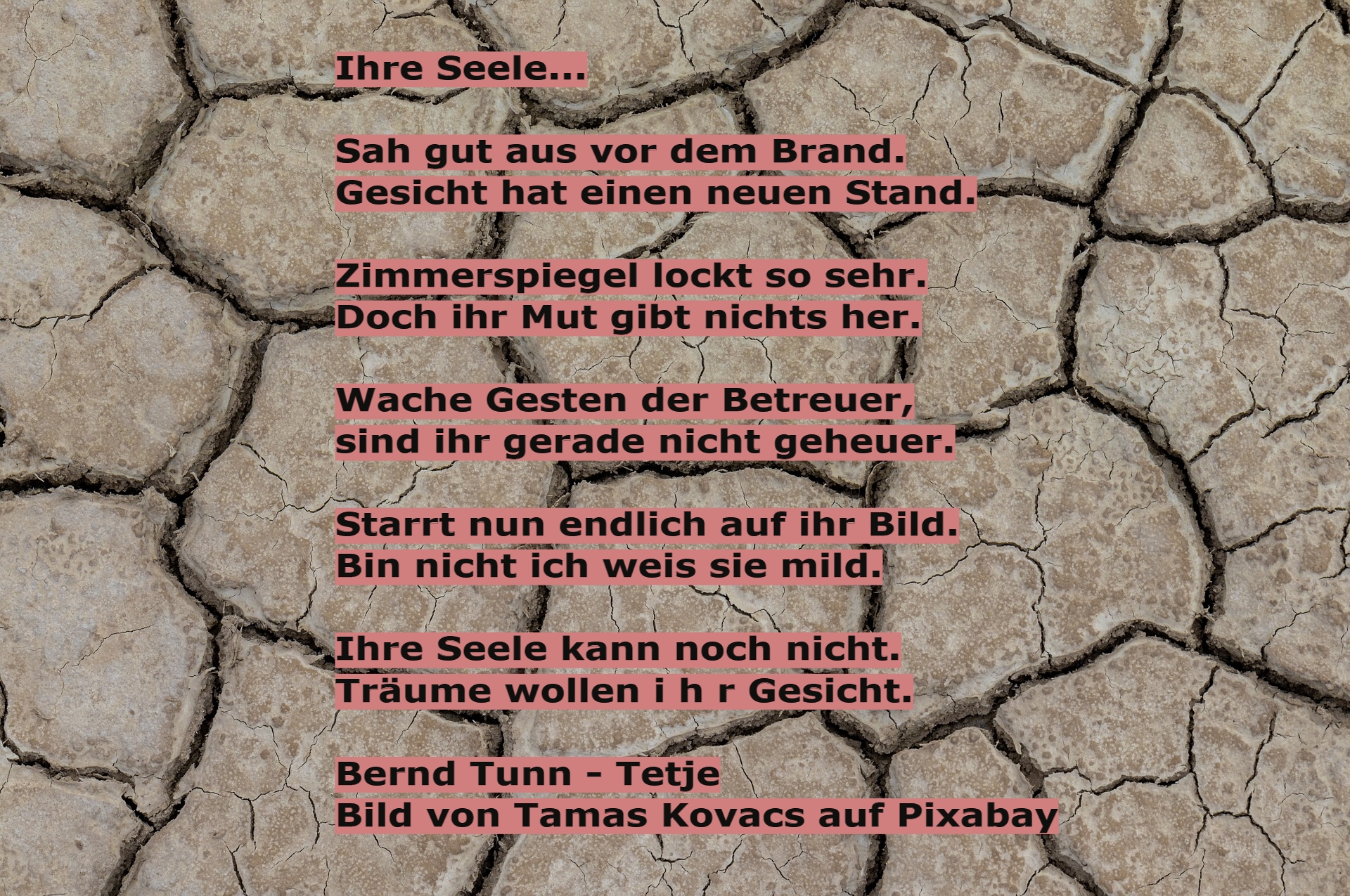 Bildgedicht: Ihre Seele...