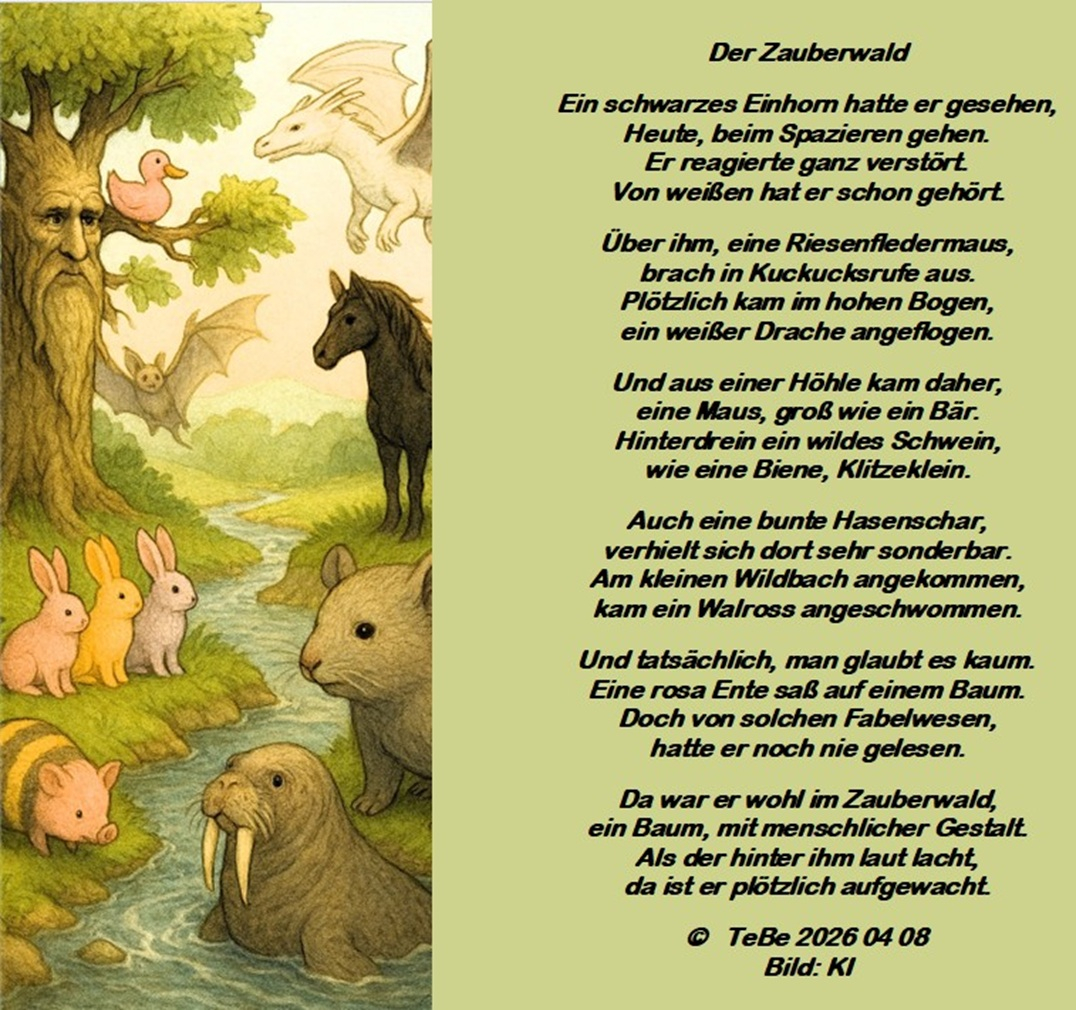 Bildgedicht: Der Zauberwald 