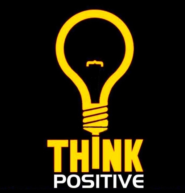 Bildgedicht: Think Positive