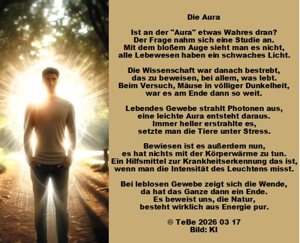 Bildgedicht: Die Aura