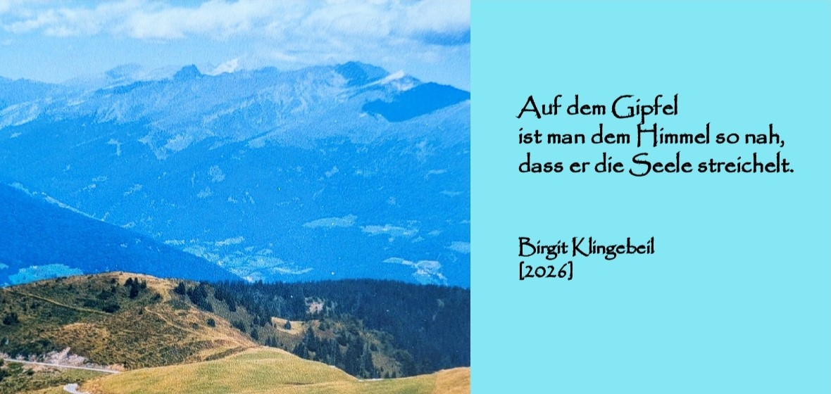 Bildgedicht: Himmelsn&auml;he