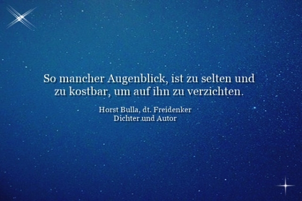 Bildgedicht: So mancher Augenblick