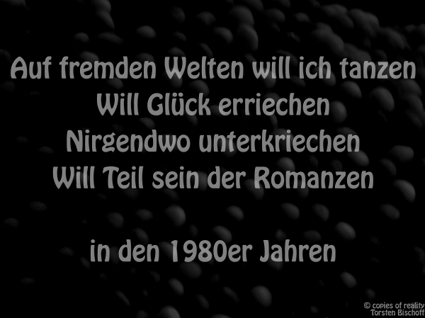 Bildgedicht: Auf fremden Welten