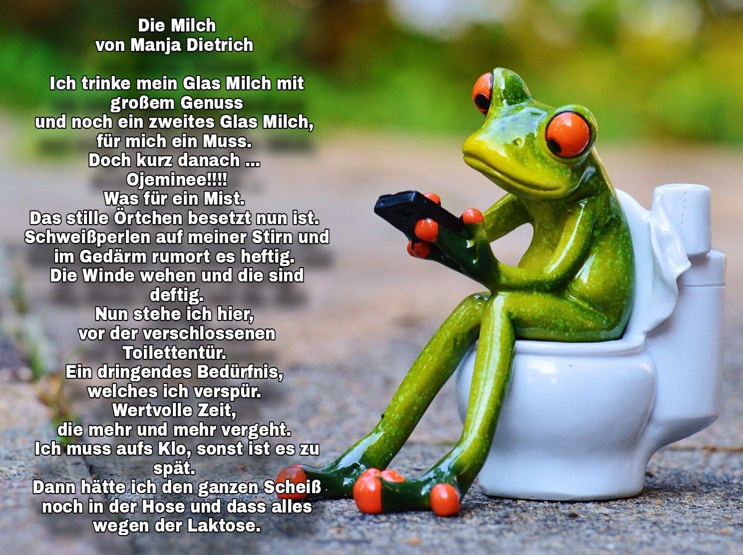 Bildgedicht: Die Milch 