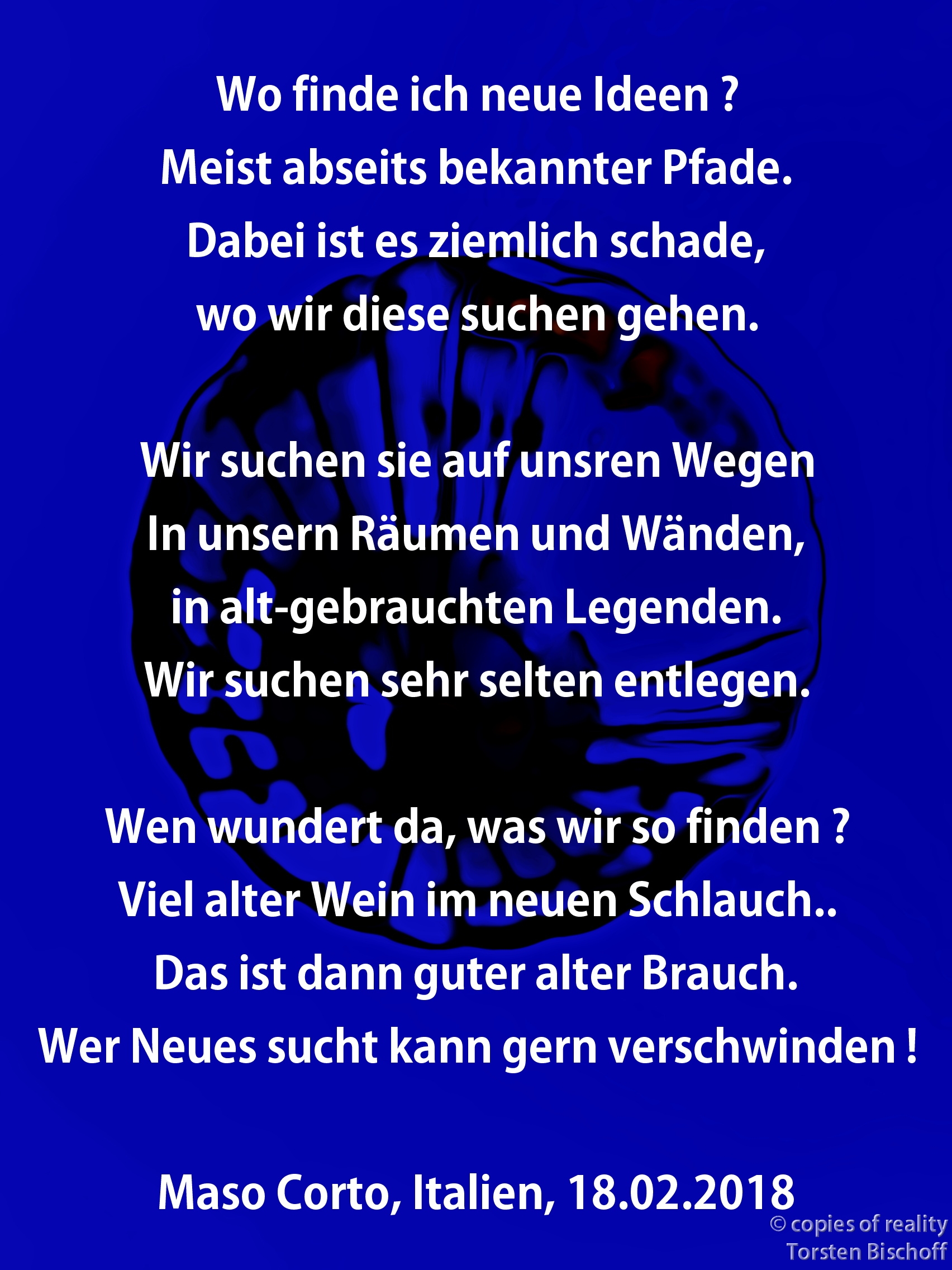 Bildgedicht: Neue Wege