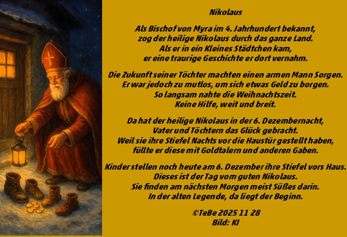 Bildgedicht: St. Nikolaus