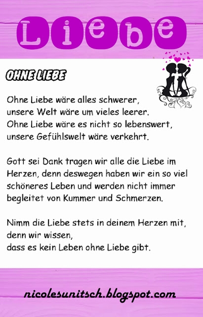 Bildgedicht: Ohne Liebe