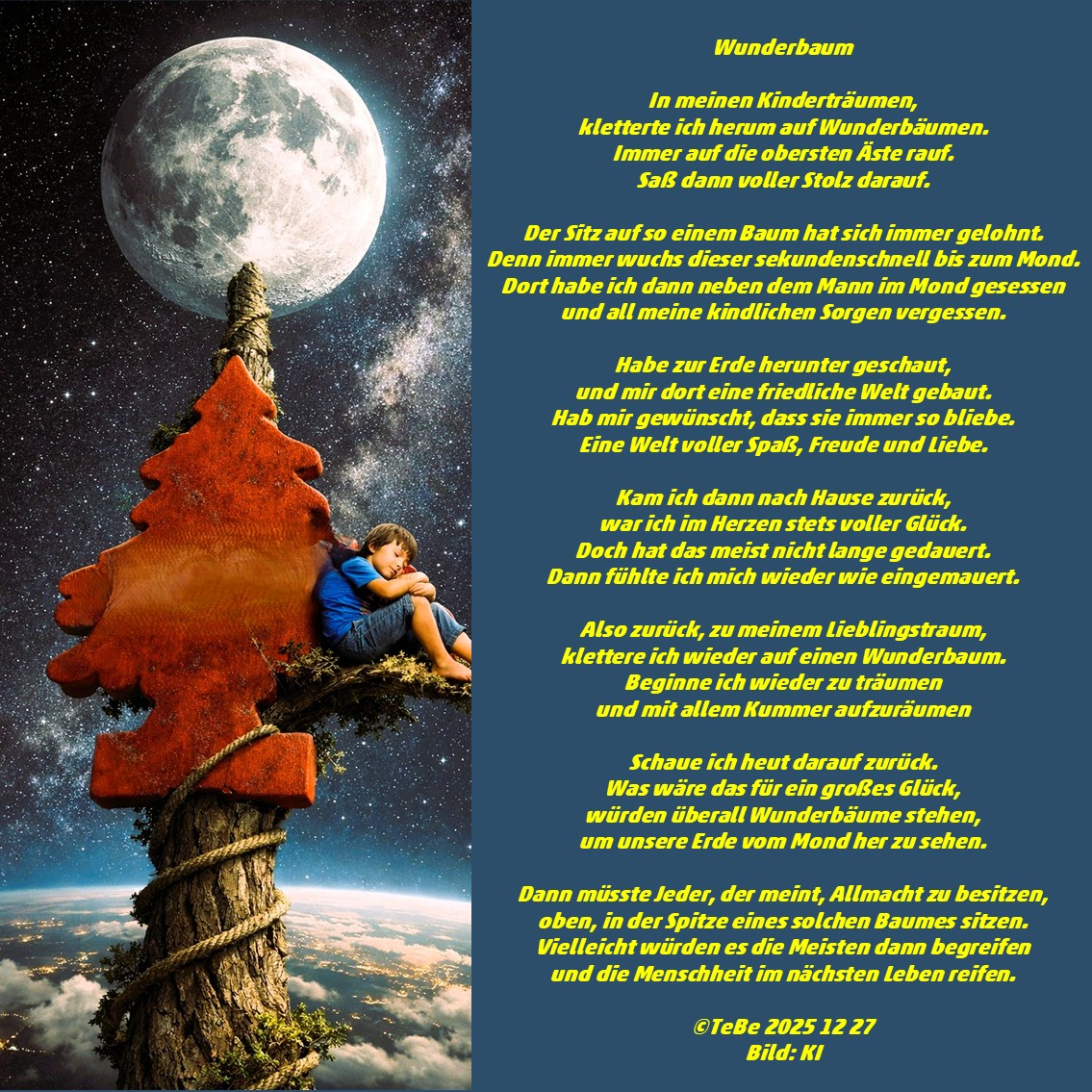 Bildgedicht: Wunderbaum