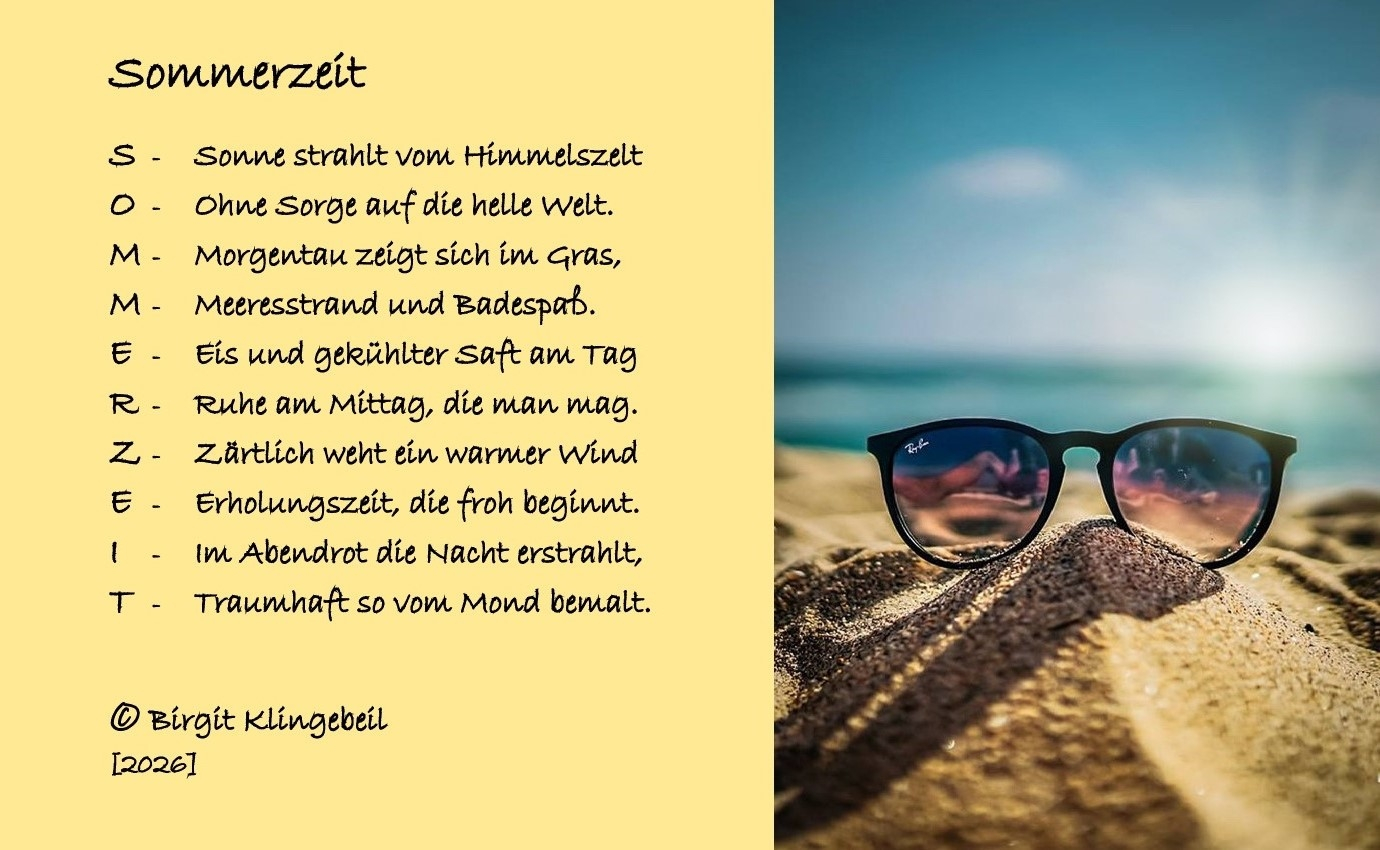 Bildgedicht: Sommerzeit
