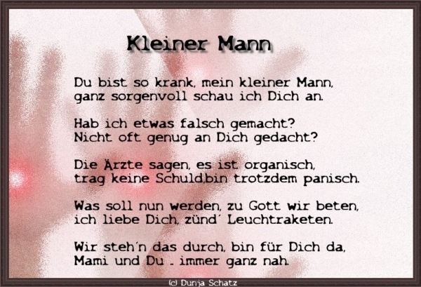 Bildgedicht: Kleiner Mann