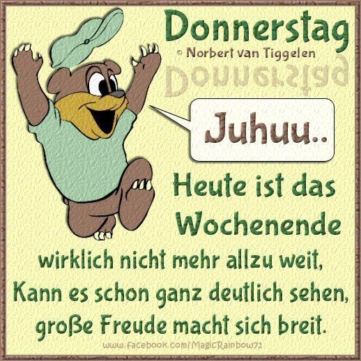 Bildgedicht: Donnerstag