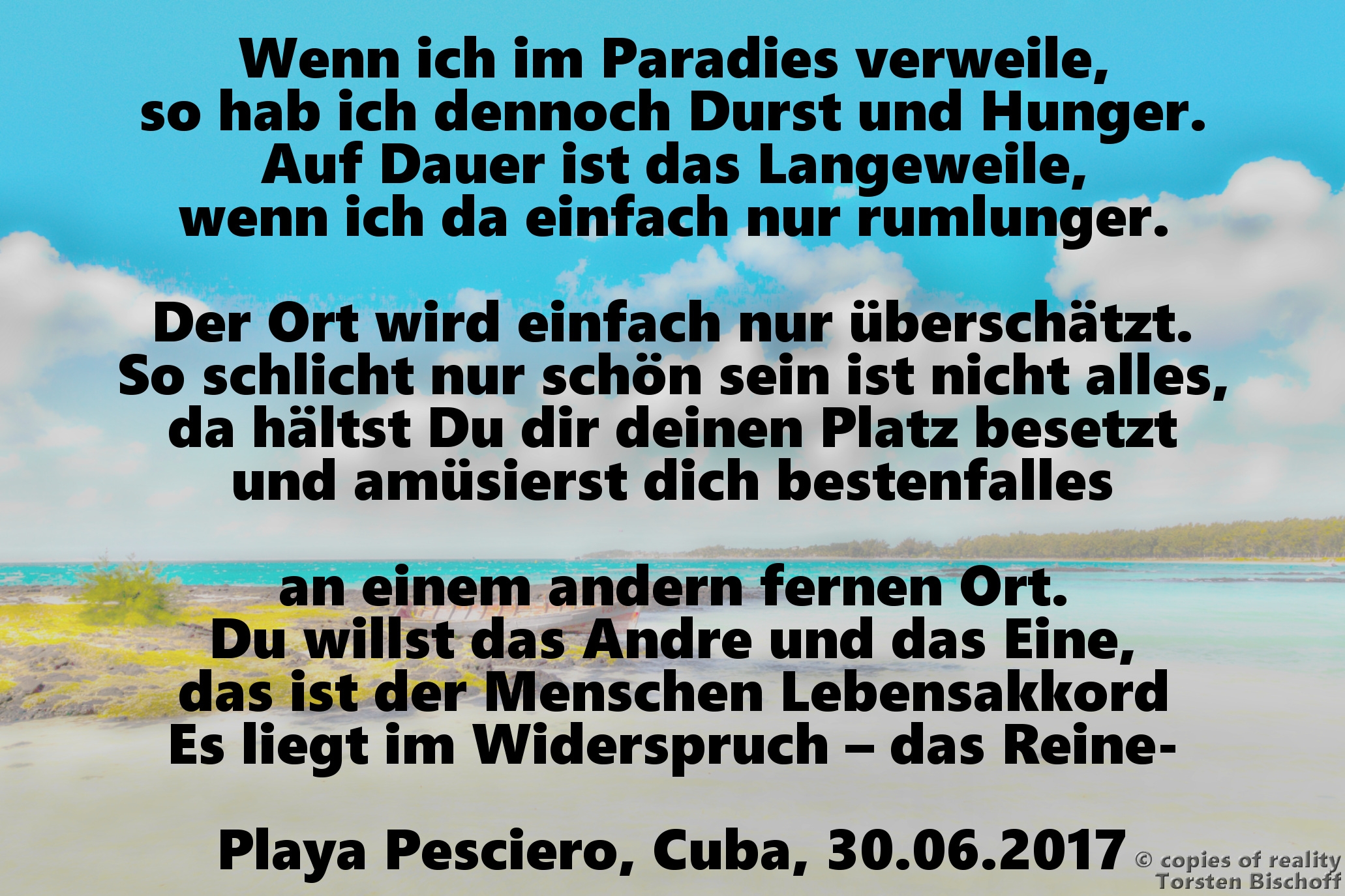 Bildgedicht: Paradies