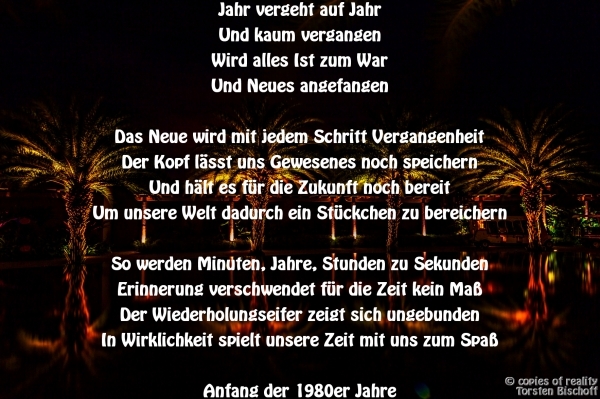 Bildgedicht: Jahreswechsel