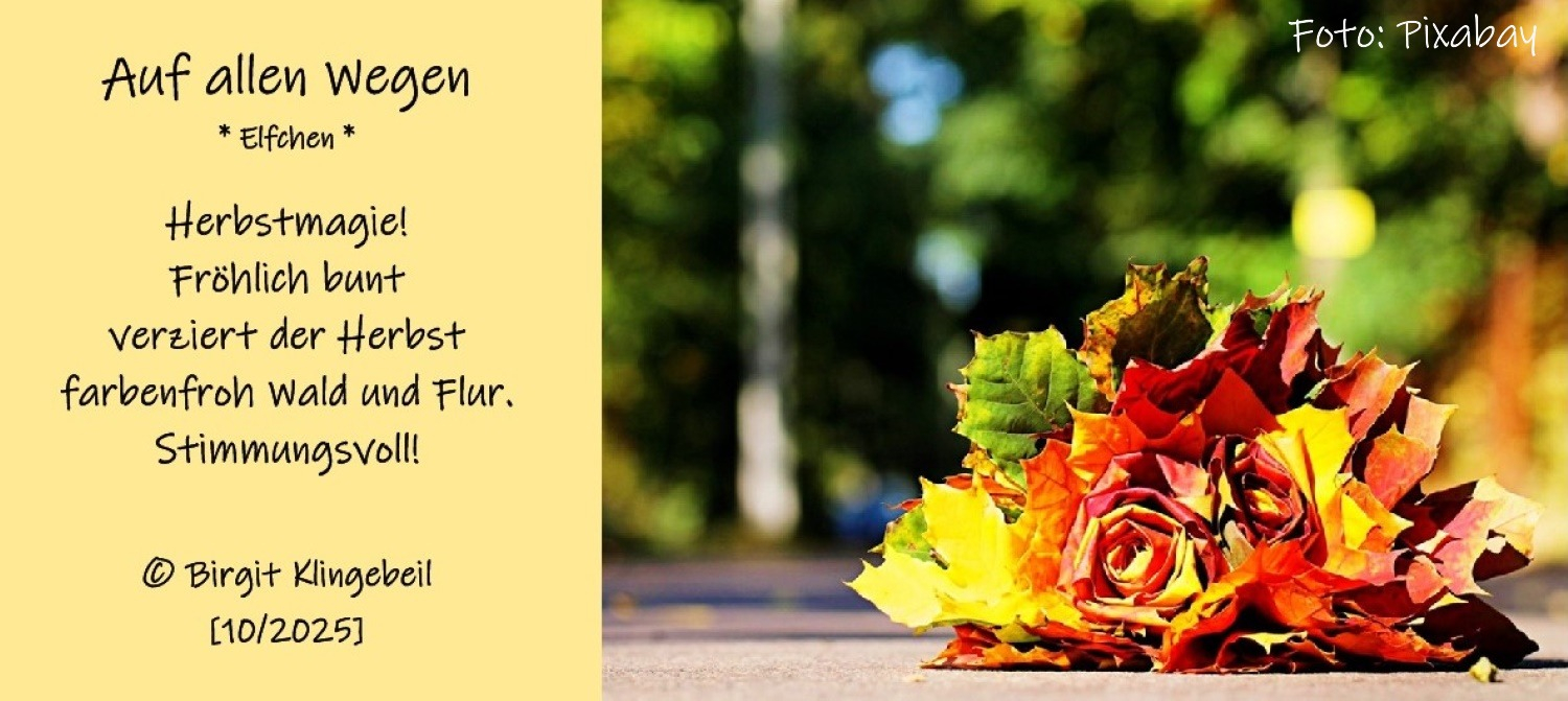 Bildgedicht: Herbstmagie