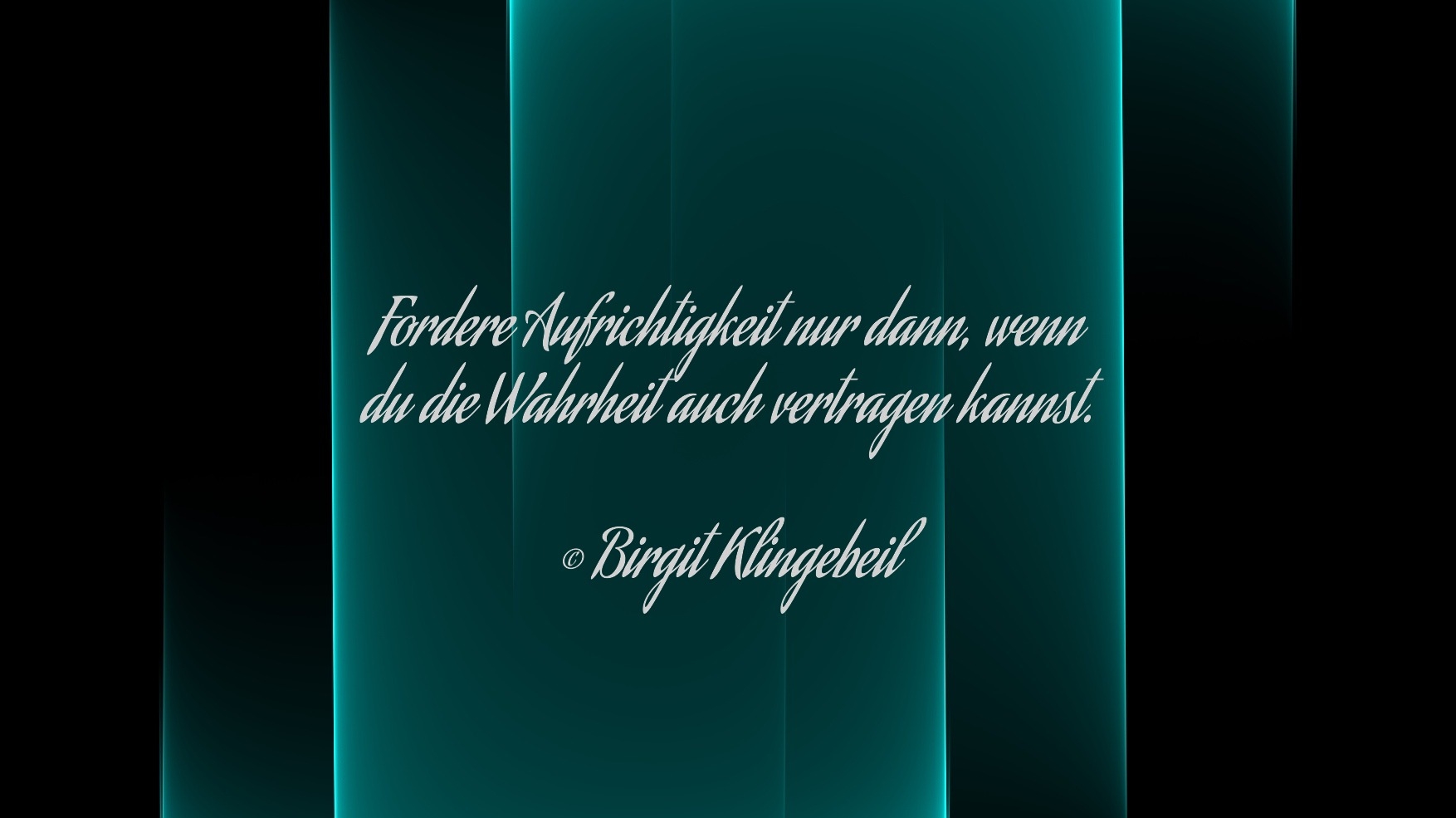 Bildgedicht: Kausalität