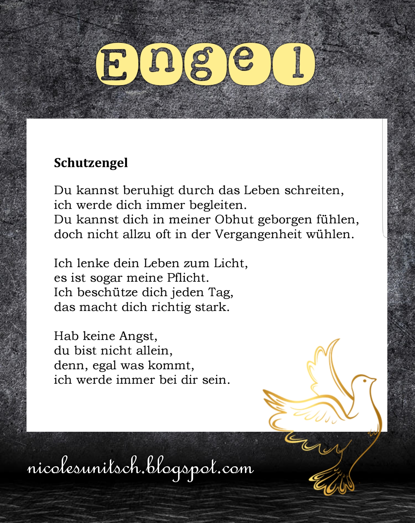 Bildgedicht: Engel