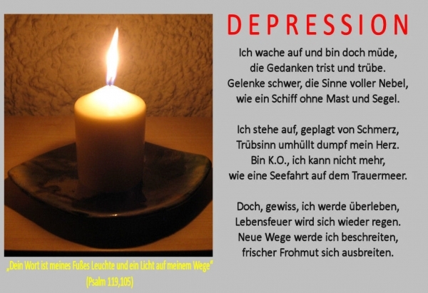 Bildgedicht: Depression