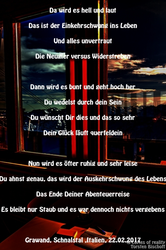 Bildgedicht: "Lebenslauf"