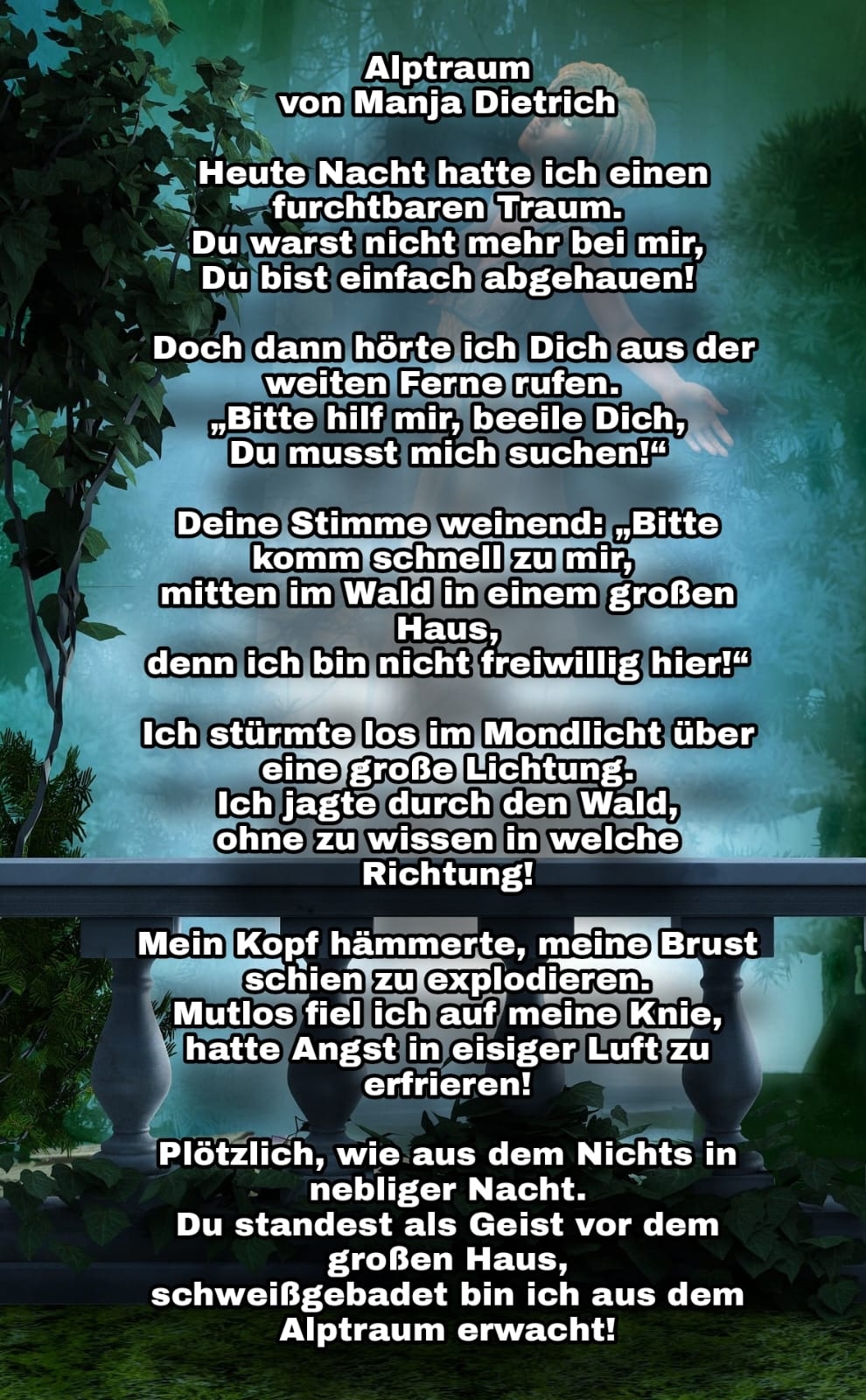 Bildgedicht: Alptraum 