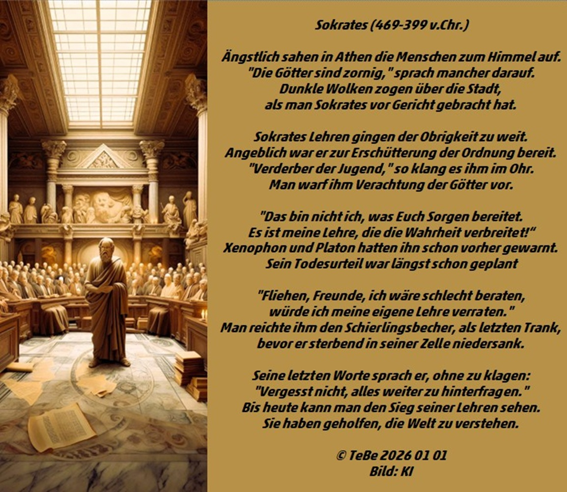 Bildgedicht: Sokrates