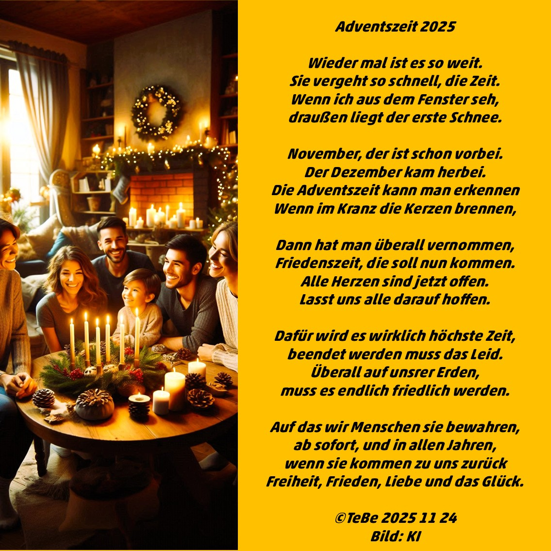 Bildgedicht: Adventszeit