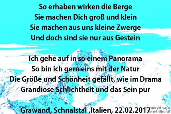 Bildgedicht: Schlichtheit