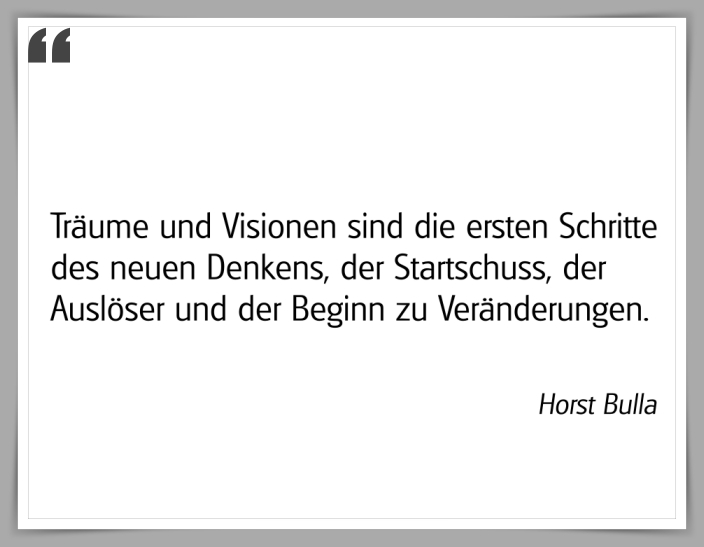 Bildgedicht: "Träume und Visionen"