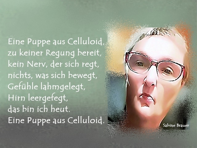 Bildgedicht: Eine Puppe aus Celluloid