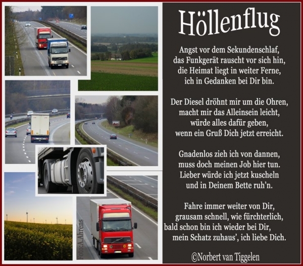 Bildgedicht: Höllenflug