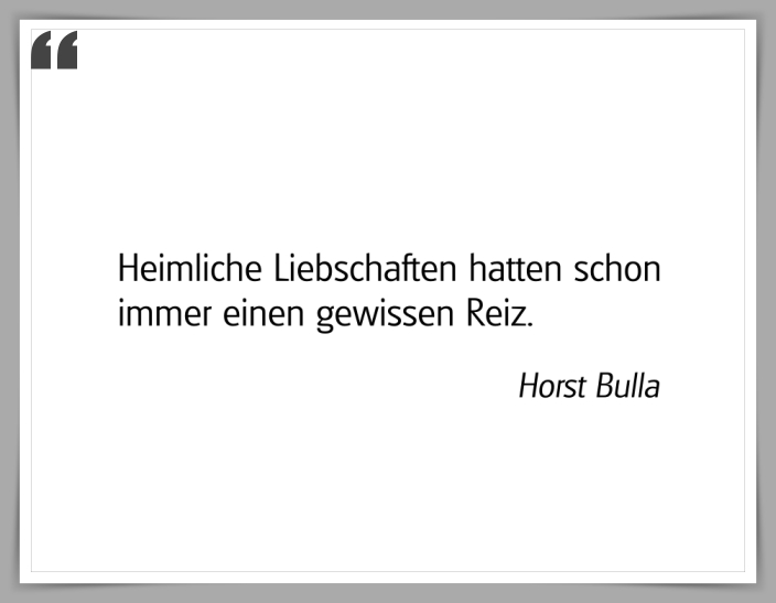 Bildgedicht: "Heimliche Liebschaften"