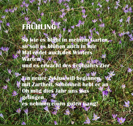 Bildgedicht: FRÜHLING