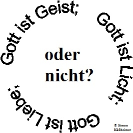 Bildgedicht: Gott ist