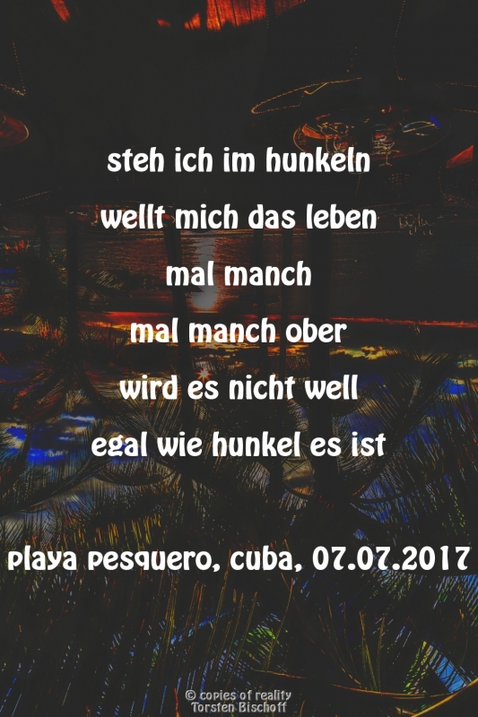 Bildgedicht: Hunkel