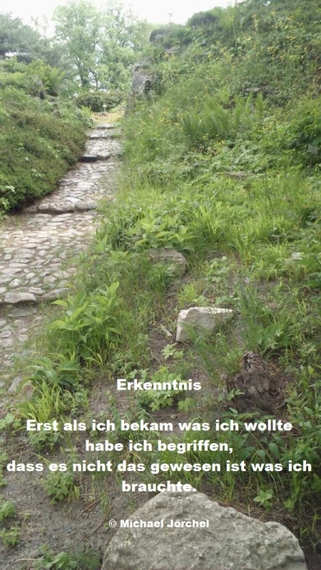 Bildgedicht: Erkenntnis