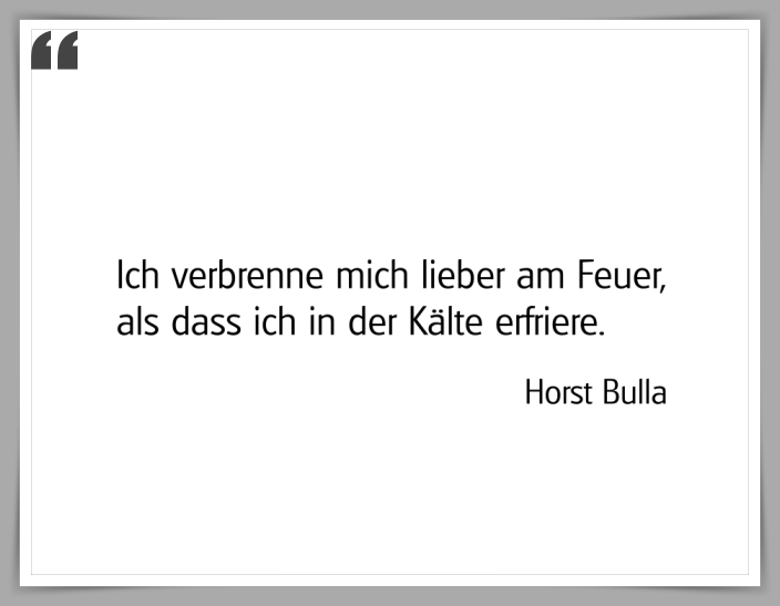 Bildgedicht: "Ich verbrenne mich lieber am Feuer"