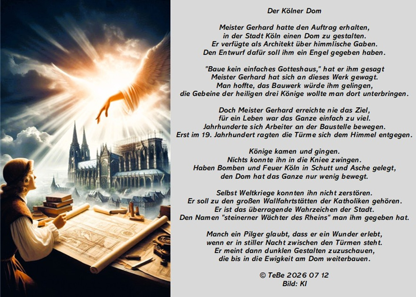 Bildgedicht: Der K&ouml;lner Dom