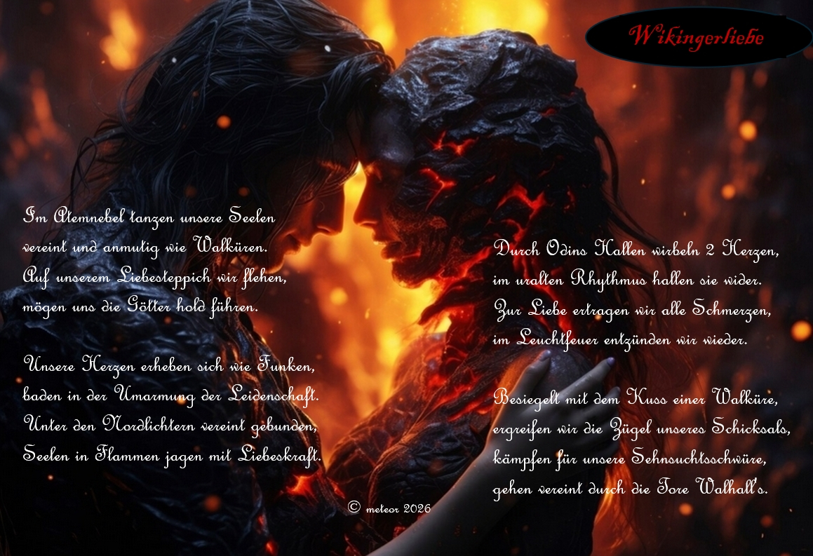 Bildgedicht: Wikingerliebe